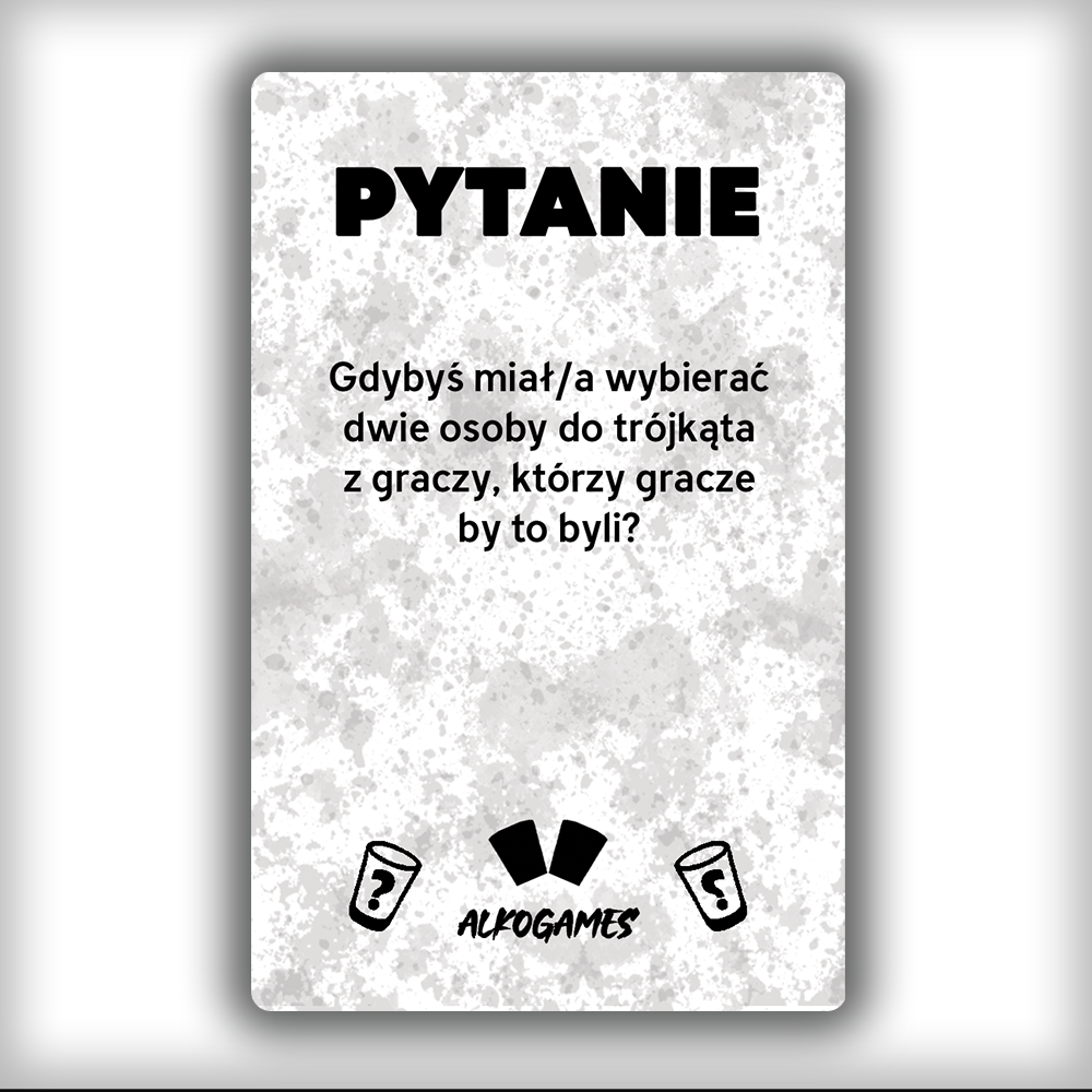 Zestaw "Pytanie Czy Wyzwanie" + "Wypij Shota Jeśli"