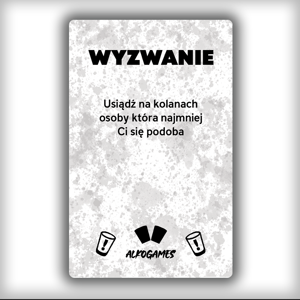 Zestaw "Pytanie Czy Wyzwanie" + "Wypij Shota Jeśli"