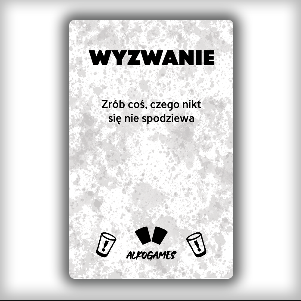 Zestaw "Pytanie Czy Wyzwanie" + "Wypij Shota Jeśli"
