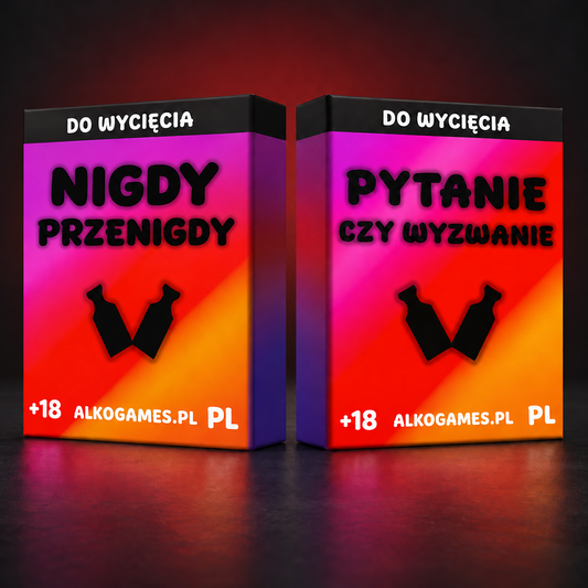 Zestaw "Pytanie czy Wyzwanie" + "Nigdy Przenigdy" (Do Wycięcia)