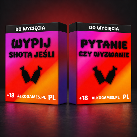 Zestaw "Pytanie czy Wyzwanie" + "Wypij Shota Jeśli" (Do Wycięcia)
