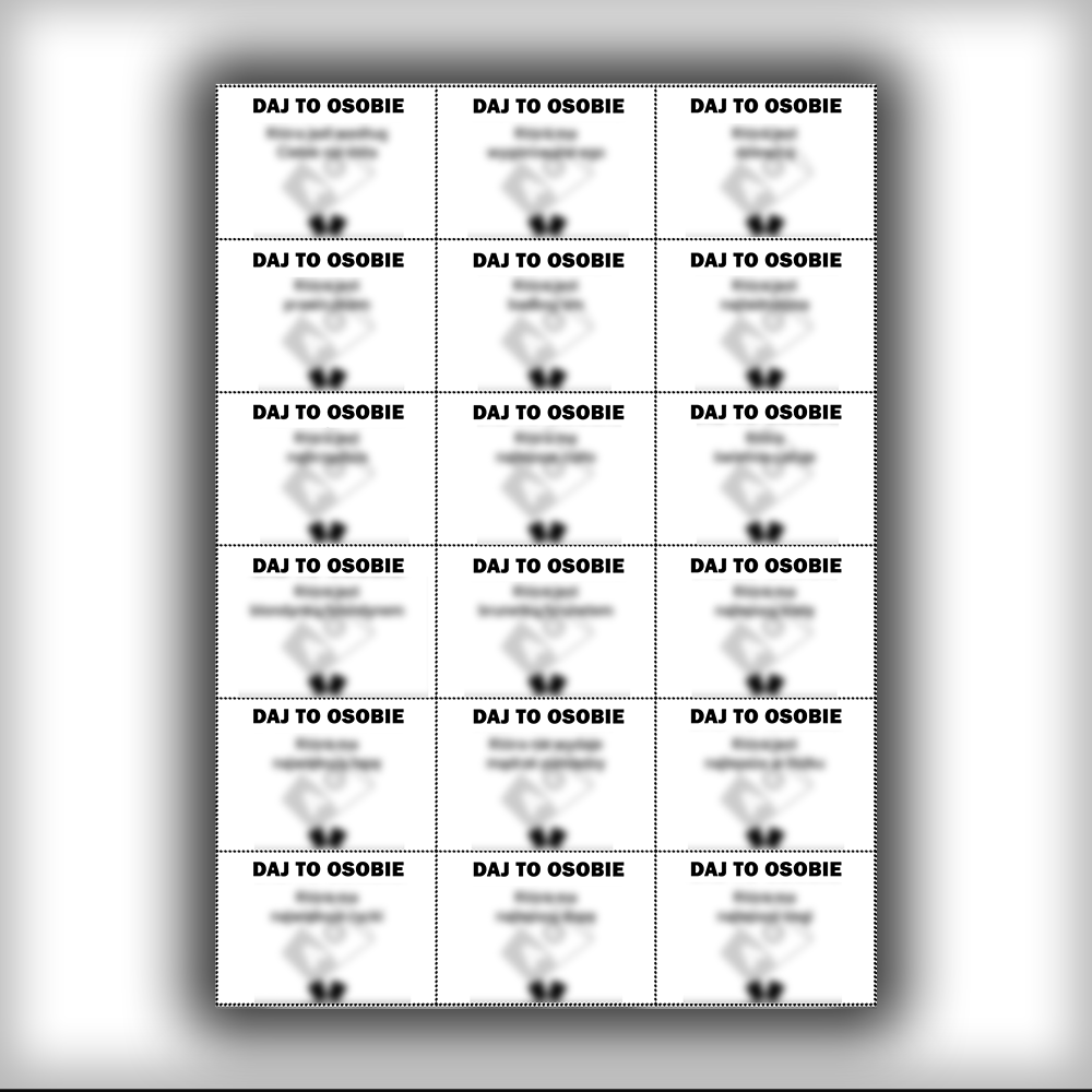 Zestaw Sylwestrowy 2025 (Do Wydruku)