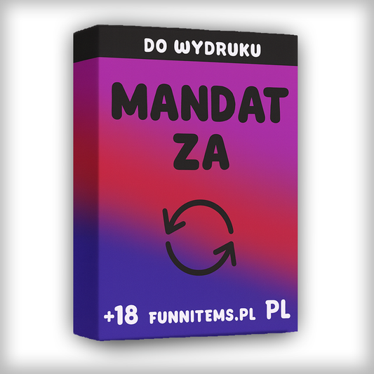 Karty "Mandat Za" (Do Wydruku)
