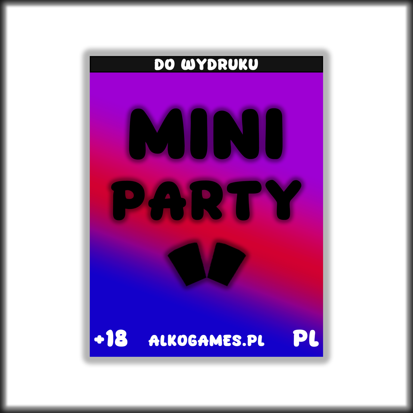 Zestaw Mini Party (Do Wydruku)