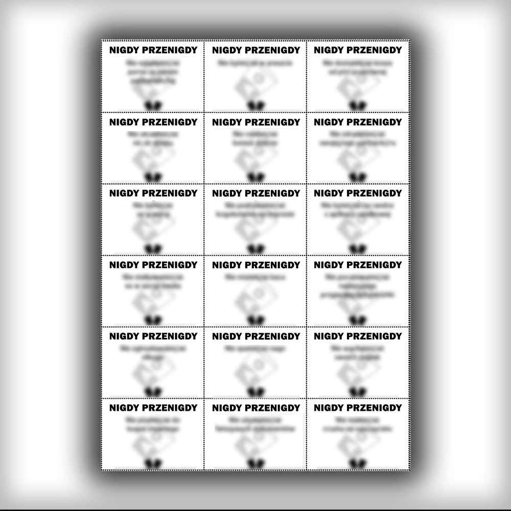 Zestaw Sylwestrowy 2025 (Do Wydruku)